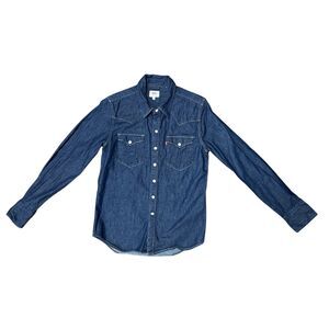 Levi's, Men's Long Sleeve Collar Button Down Top, Blue, XS, Used